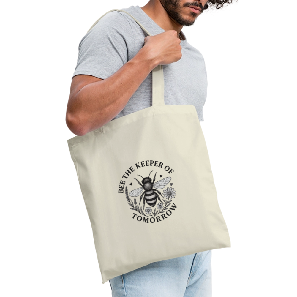 Stoffbeutel "Bee the Keeper of Tomorrow" - Natur