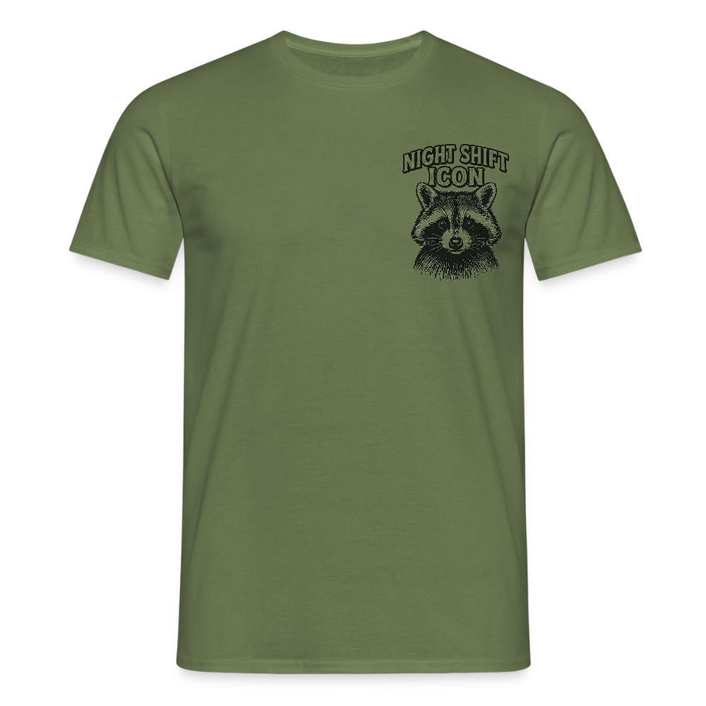 Herren T-Shirt "Night Shift Icon" - Militärgrün