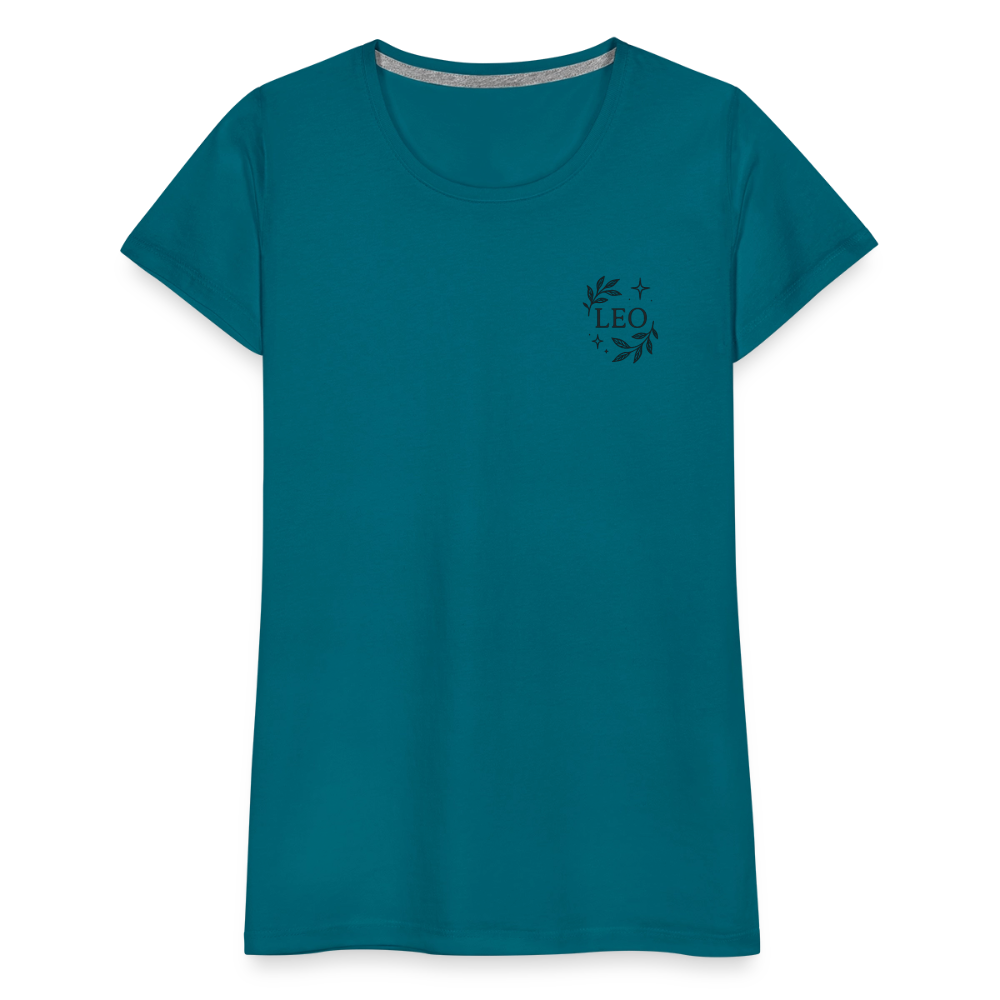 Damen Slim Fit T-Shirt "Leo" - Divablau
