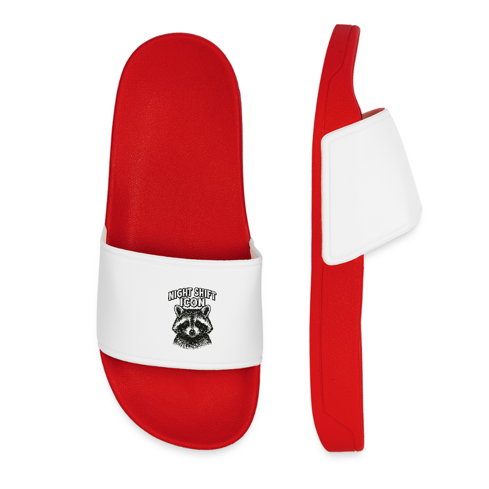 Frauen Badelatschen „Night Shift Icon“ - Rot