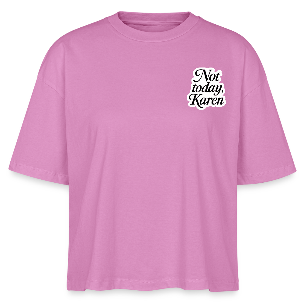 Bio-T-Shirt „Not Today“ - Pink