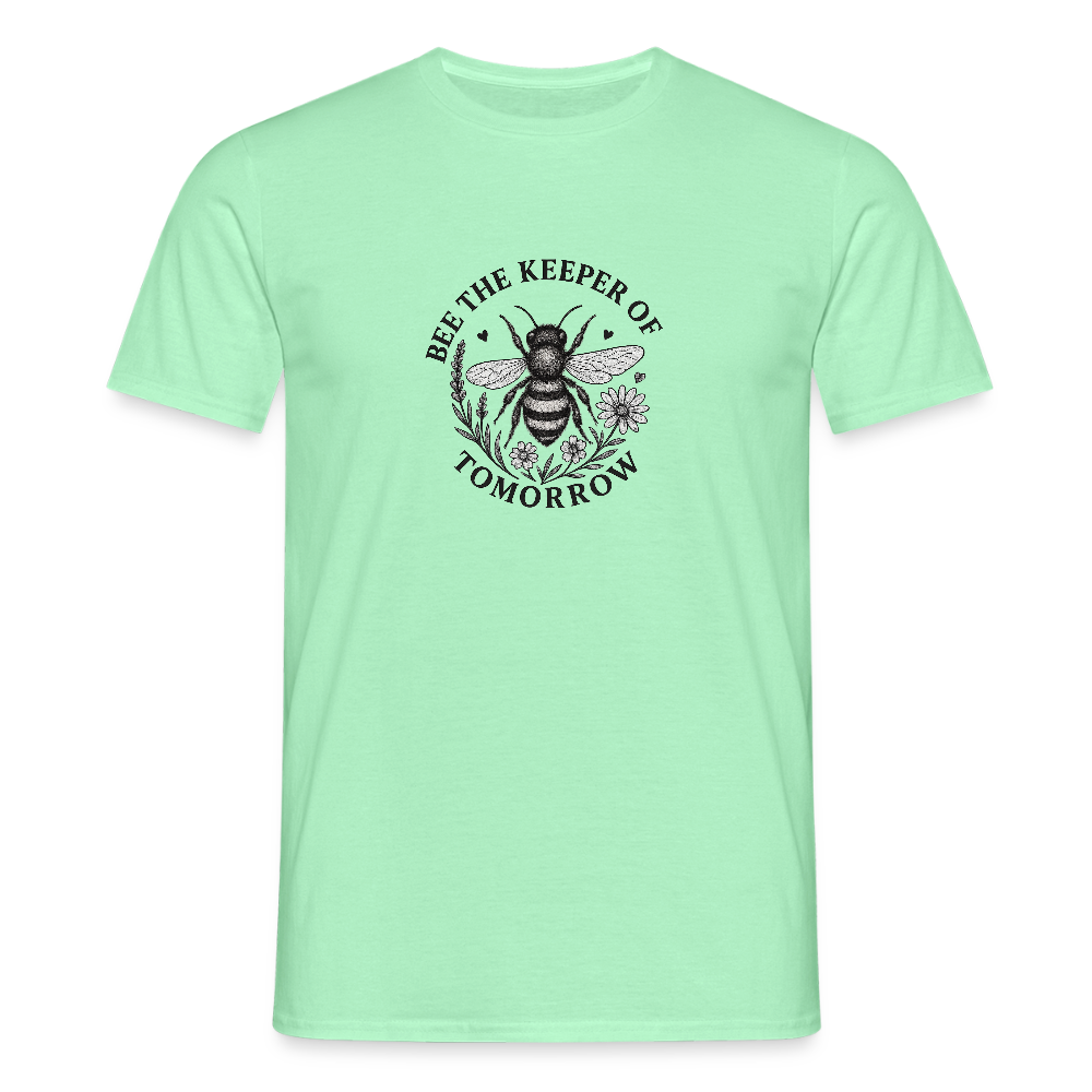 Unisex  T-Shirt "Bee the Keeper of Tomorrow" - Mintgrün
