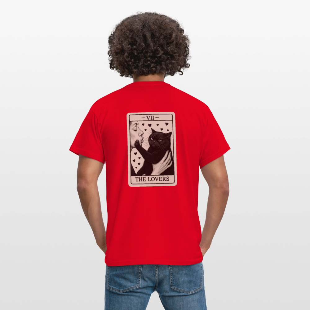 Unisex T-Shirt "Cattitude" - Rot