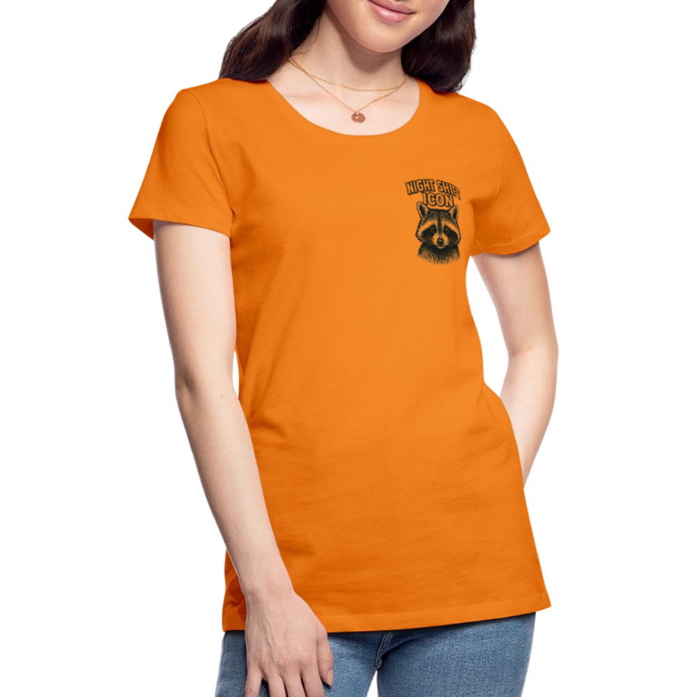 Damen T-Shirt "Night Shift Icon" - Orange
