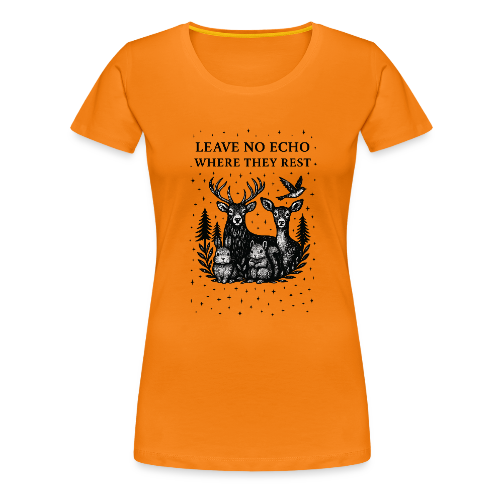 Damen Slim Fit T-Shirt "Echo" - Orange