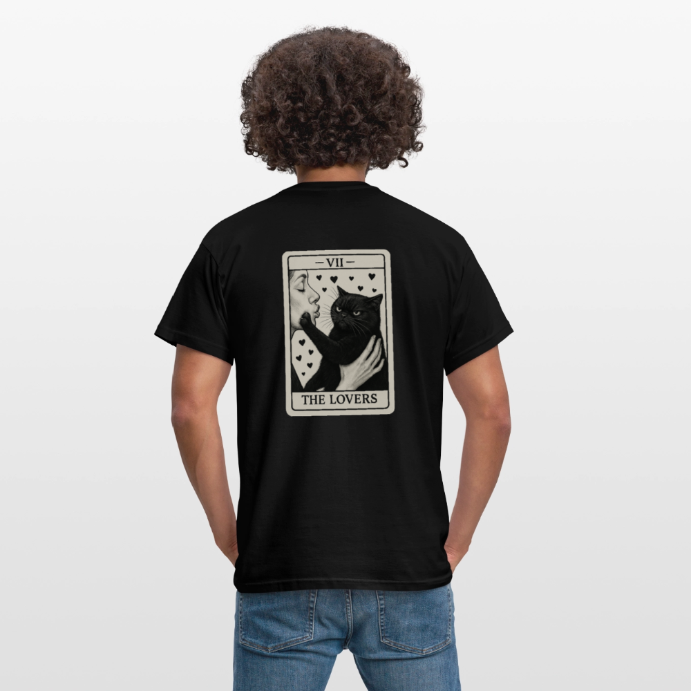 Unisex T-Shirt "Cattitude" - Schwarz