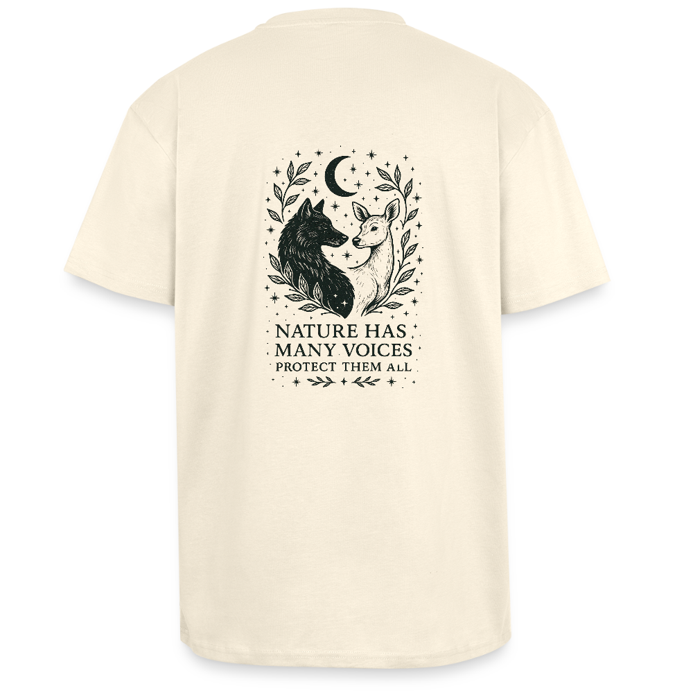 Unisex Oversize T-Shirt "Gemini" - Creme