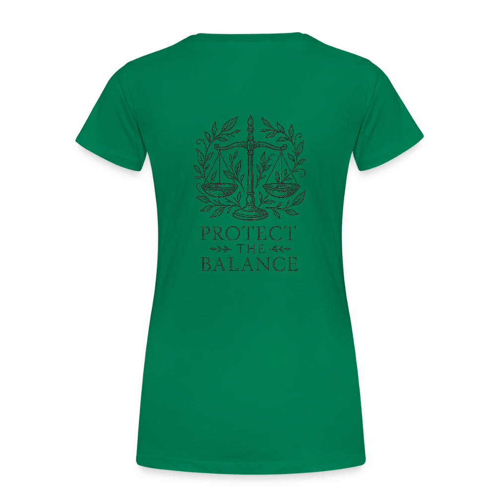 Damen Slim Fit T-Shirt "Libra" - Kelly Green