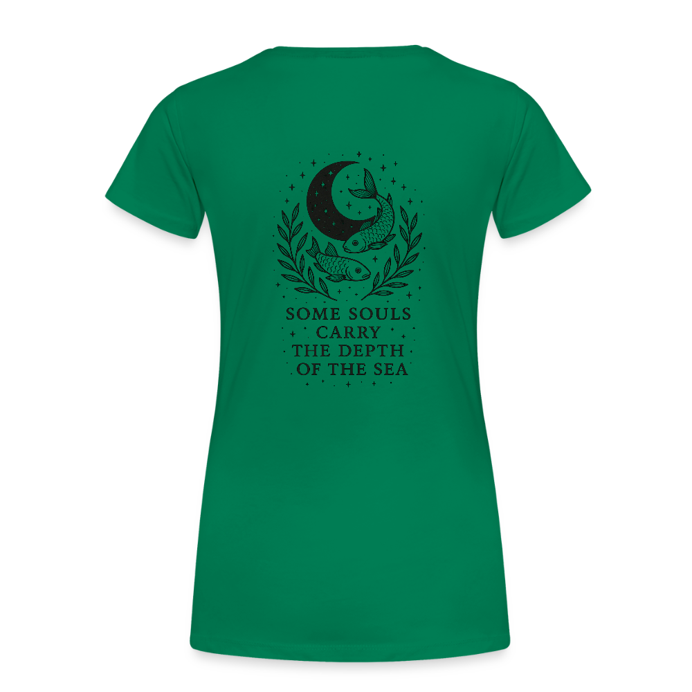 Damen Slim Fit T-Shirt "Pisces" - Kelly Green