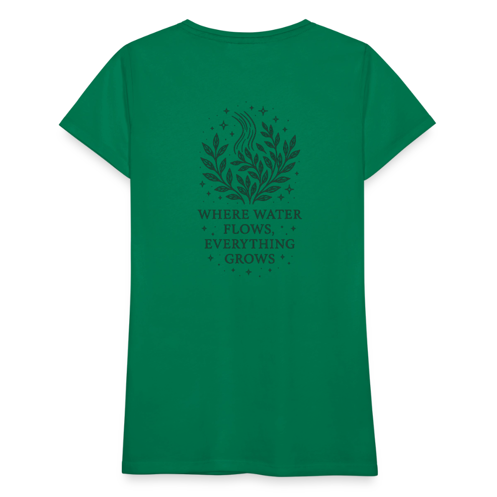 Damen T-Shirt Slim Fit "Aquarius" - Kelly Green