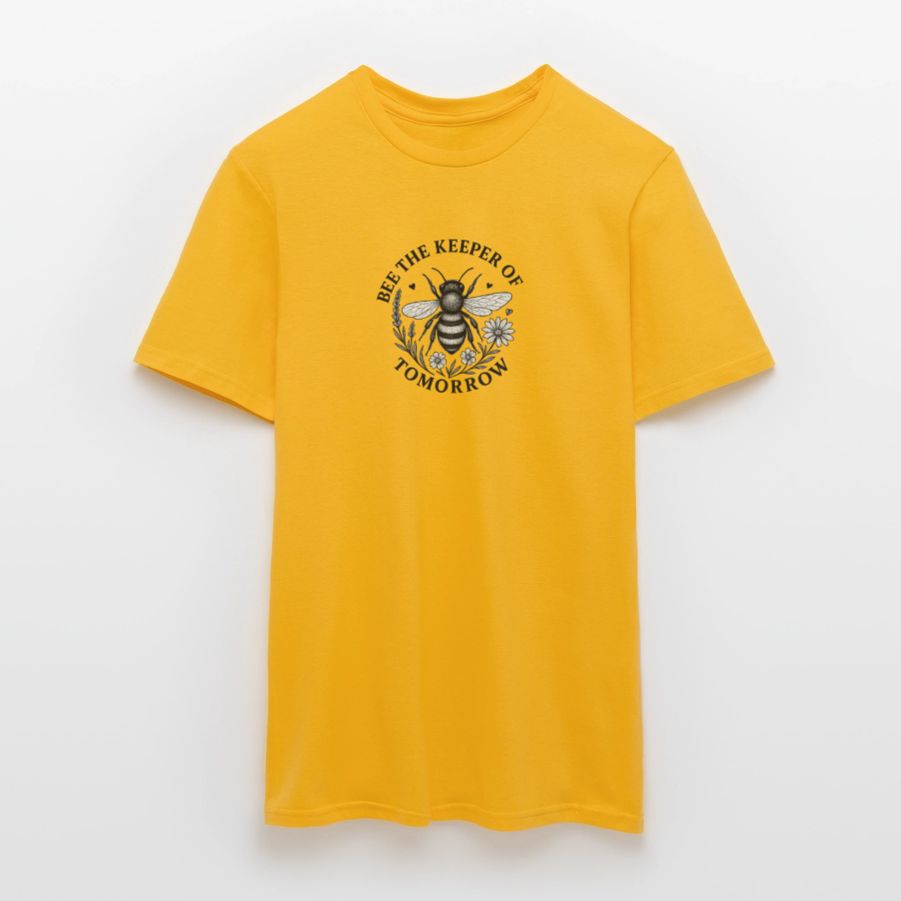 Unisex  T-Shirt "Bee the Keeper of Tomorrow" - Gelb
