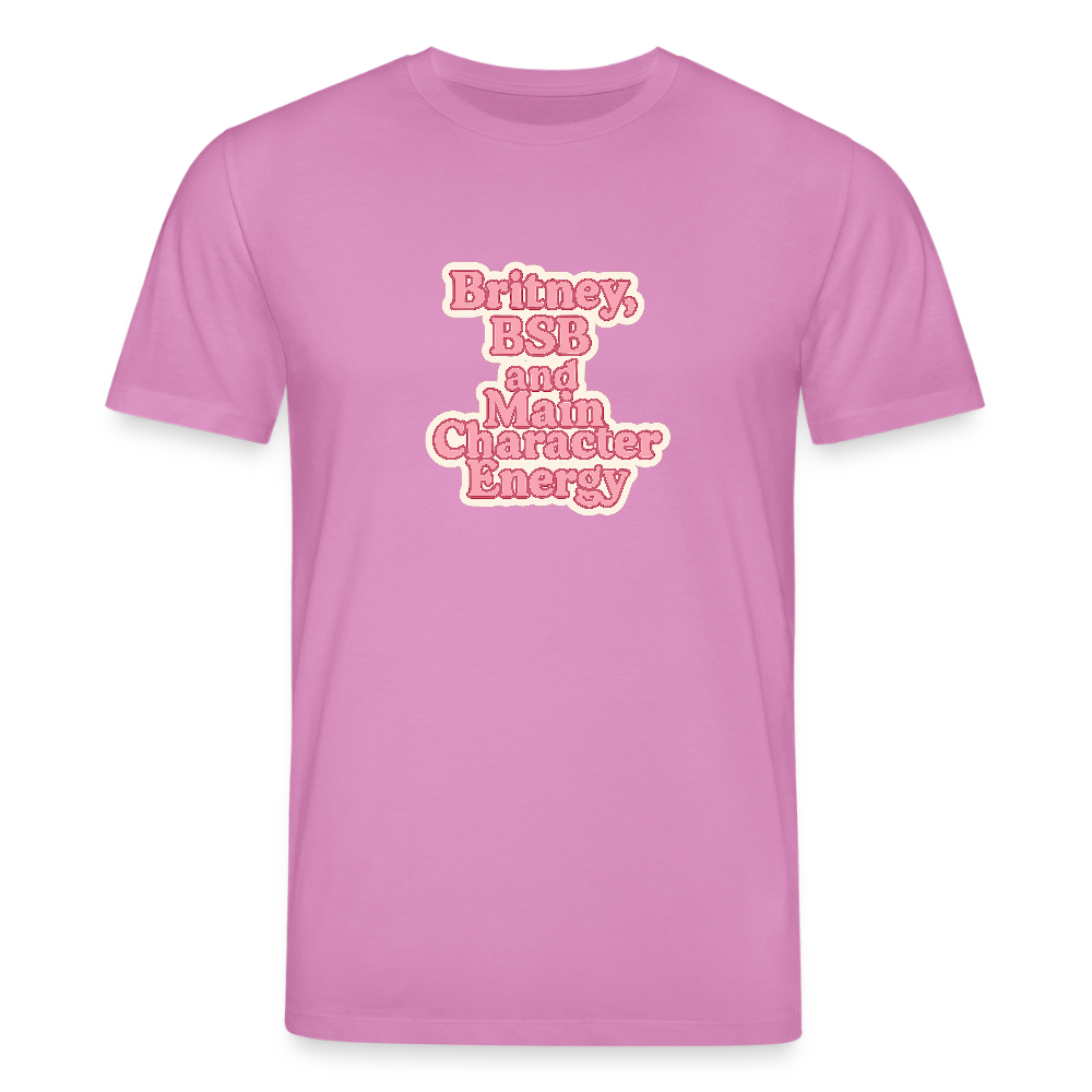 Unisex Bio-T-Shirt - „Main Character Energy“ - Pink