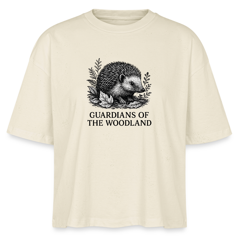 Damen Bio-T-Shirt Nova „Hedgehog“ - Weißgrau