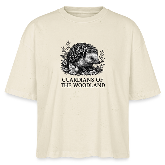 Damen Bio-T-Shirt Nova „Hedgehog“ - Weißgrau