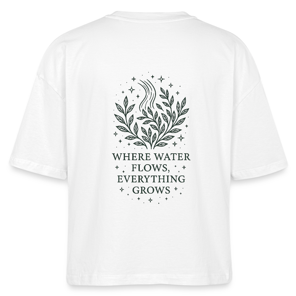 Damen Bio-T-Shirt Nova "Aquarius" - Weiß