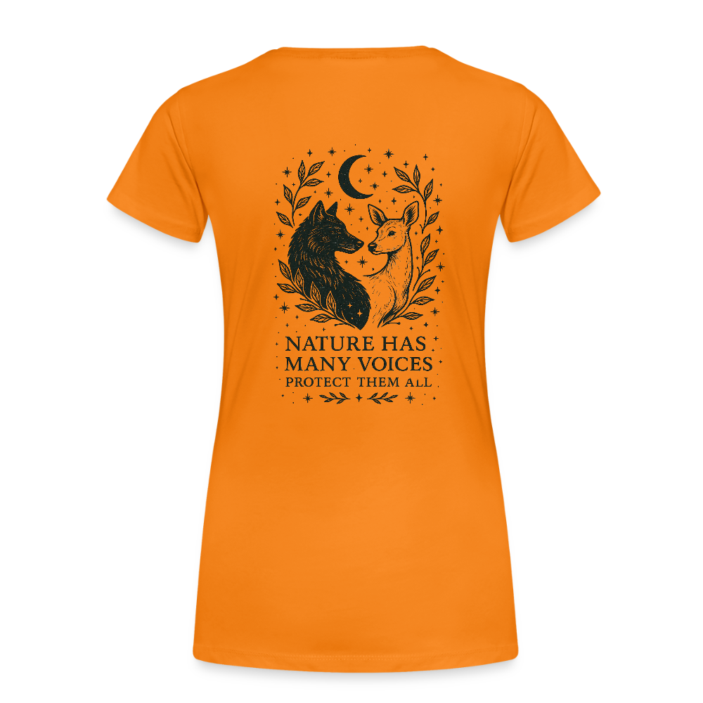 Damen Slim Fit T-Shirt "Gemini" - Orange