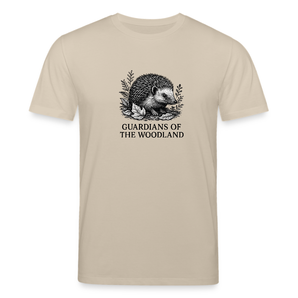 Unisex Bio-T-Shirt „Hedgehog“ - Beige