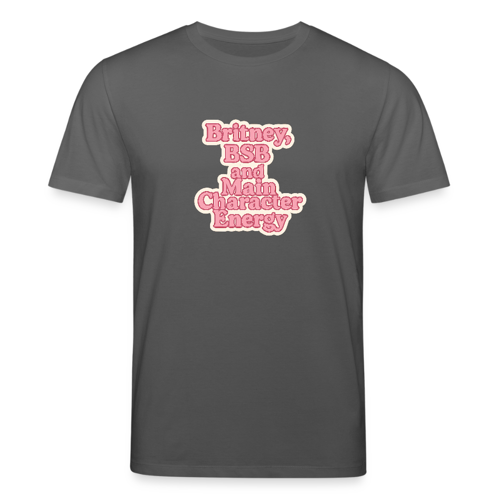 Unisex Bio-T-Shirt - „Main Character Energy“ - Anthrazit