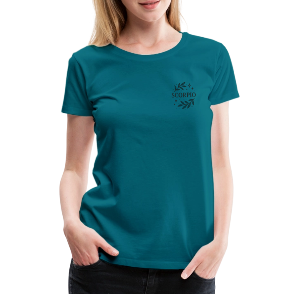 Damen Slim Fit T-Shirt "Scorpio" - Divablau