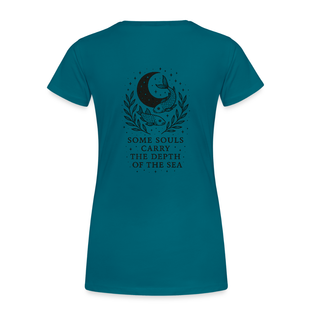 Damen Slim Fit T-Shirt "Pisces" - Divablau