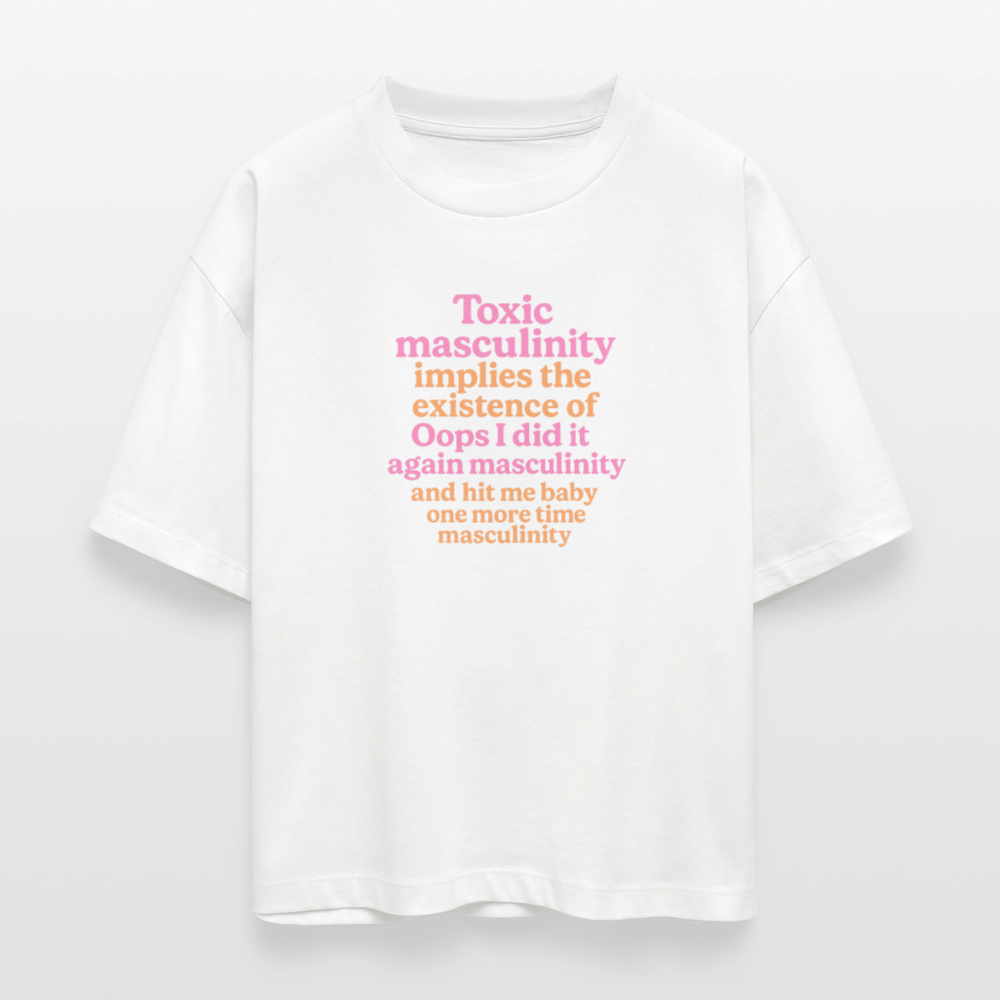 Bio-T-Shirt „Toxic Masculinity“ - Weiß