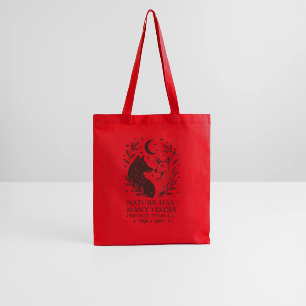 Stoffbeutel „Voices“ - Rot