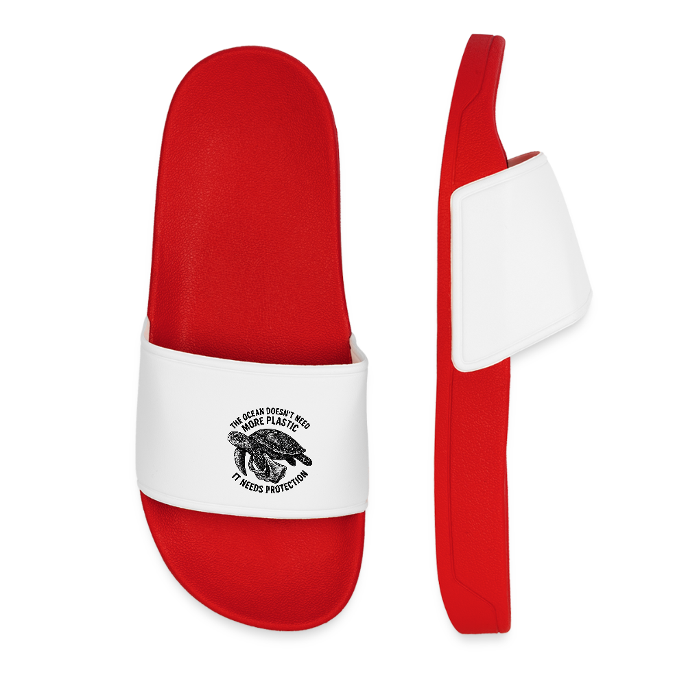 Frauen Badelatschen „Ocean“ - Rot