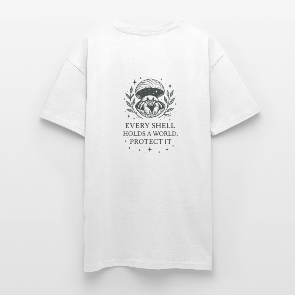 Unisex Oversize T-Shirt "Cancer" - Weiß