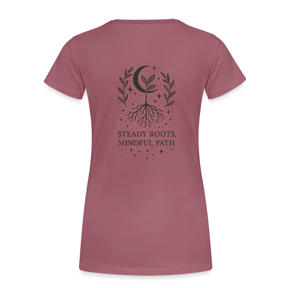 Damen Slim Fit T-Shirt "Virgo" - Malve
