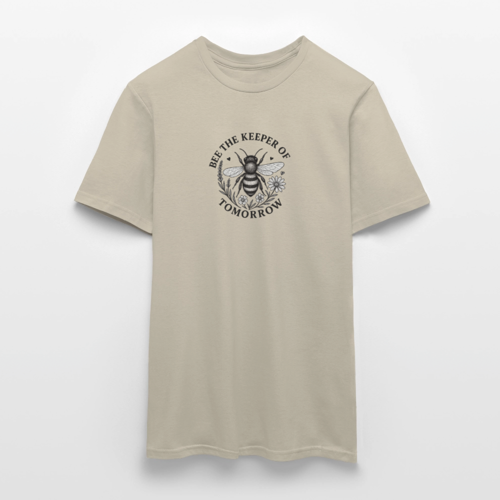 Unisex  T-Shirt "Bee the Keeper of Tomorrow" - Sandbeige