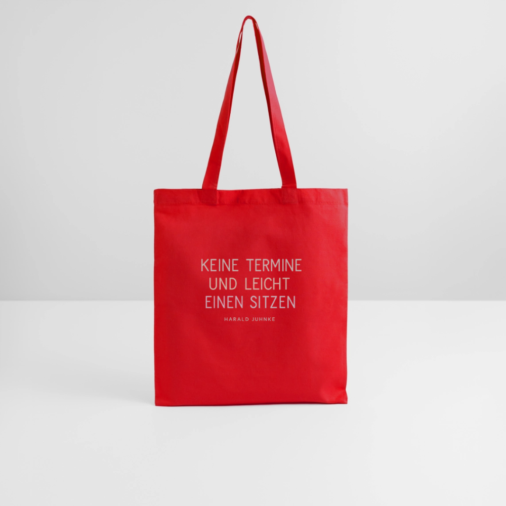 Stoffbeutel „Keine Termine“ - Rot