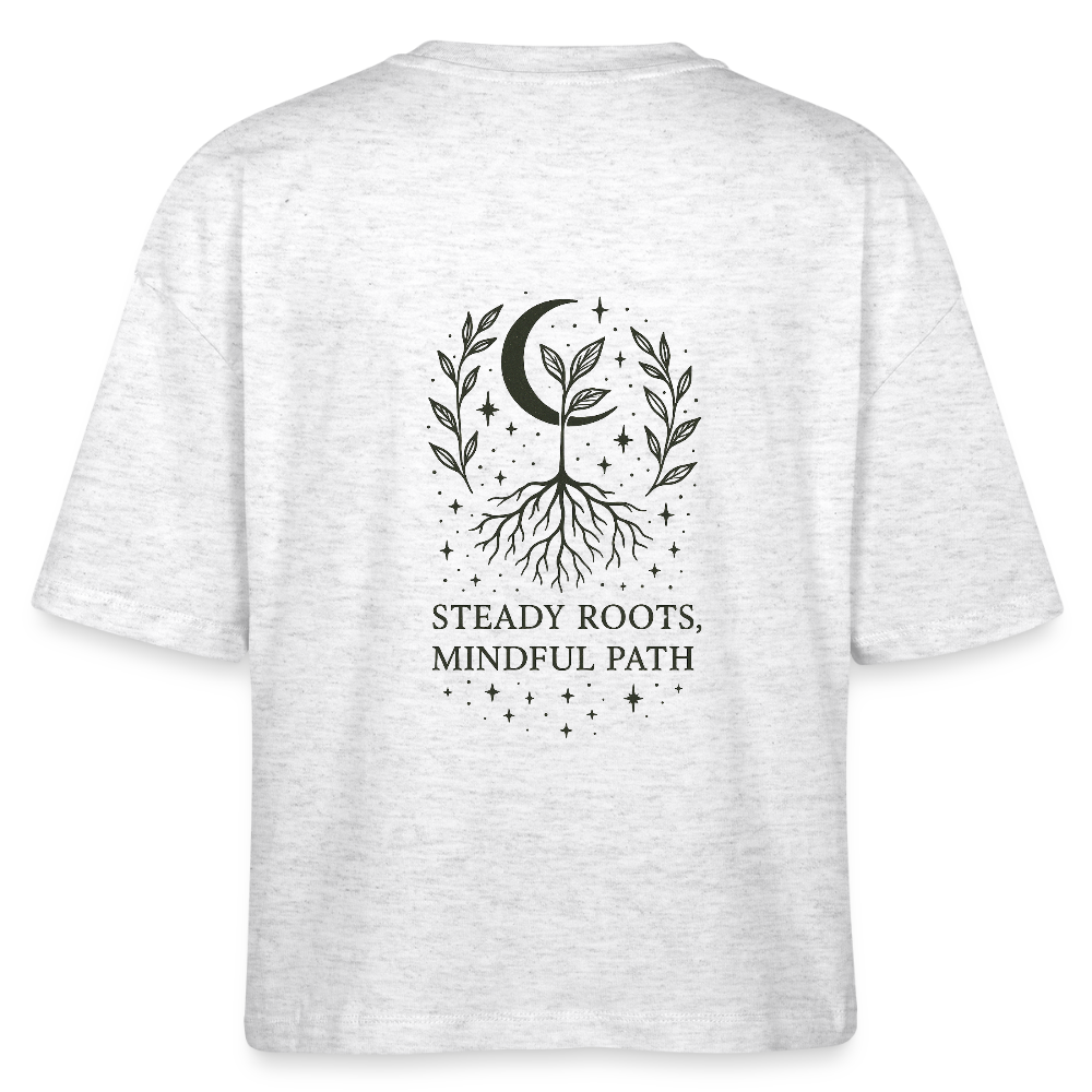 Damen Bio-T-Shirt Nova "Virgo" - Weiß meliert