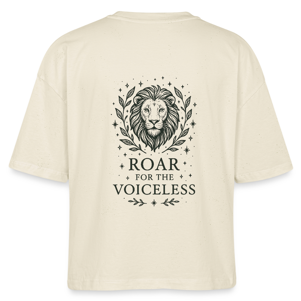 Damen Bio-T-Shirt Nova "Leo" - Weißgrau