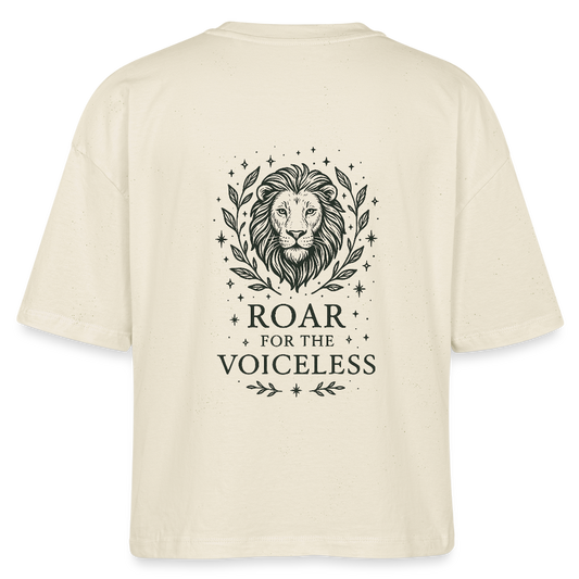 Damen Bio-T-Shirt Nova "Leo" - Weißgrau