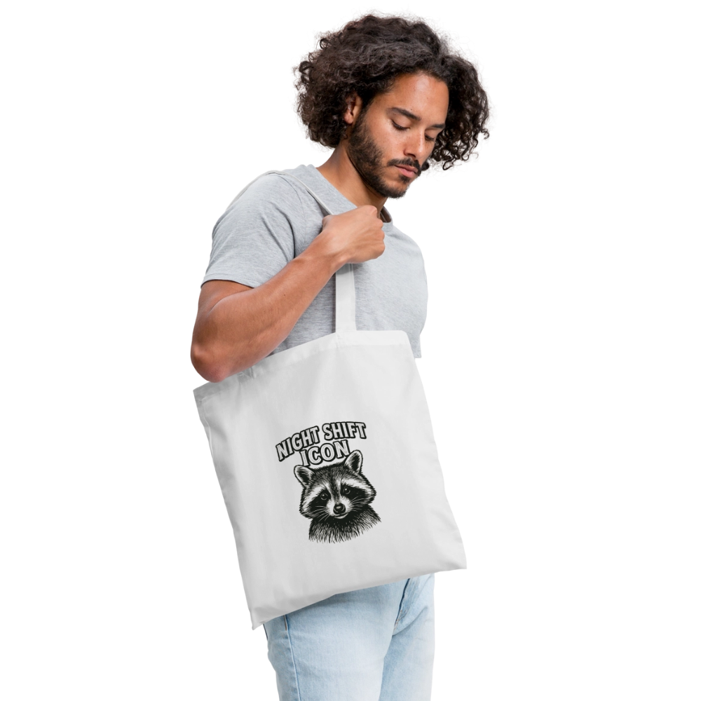 Stoffbeutel "Night Shift Icon" - Weiß