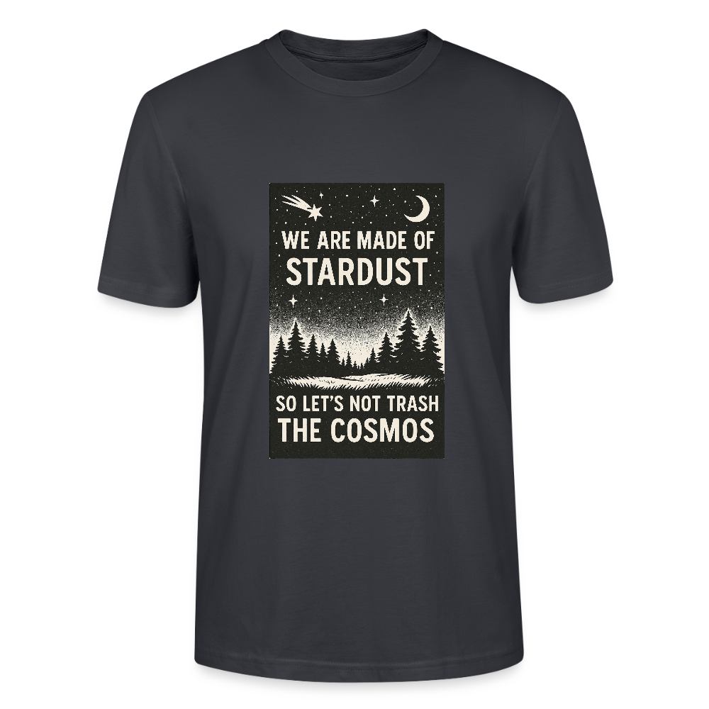 Unisex T-Shirt "Stardust" - Dunkles Graublau