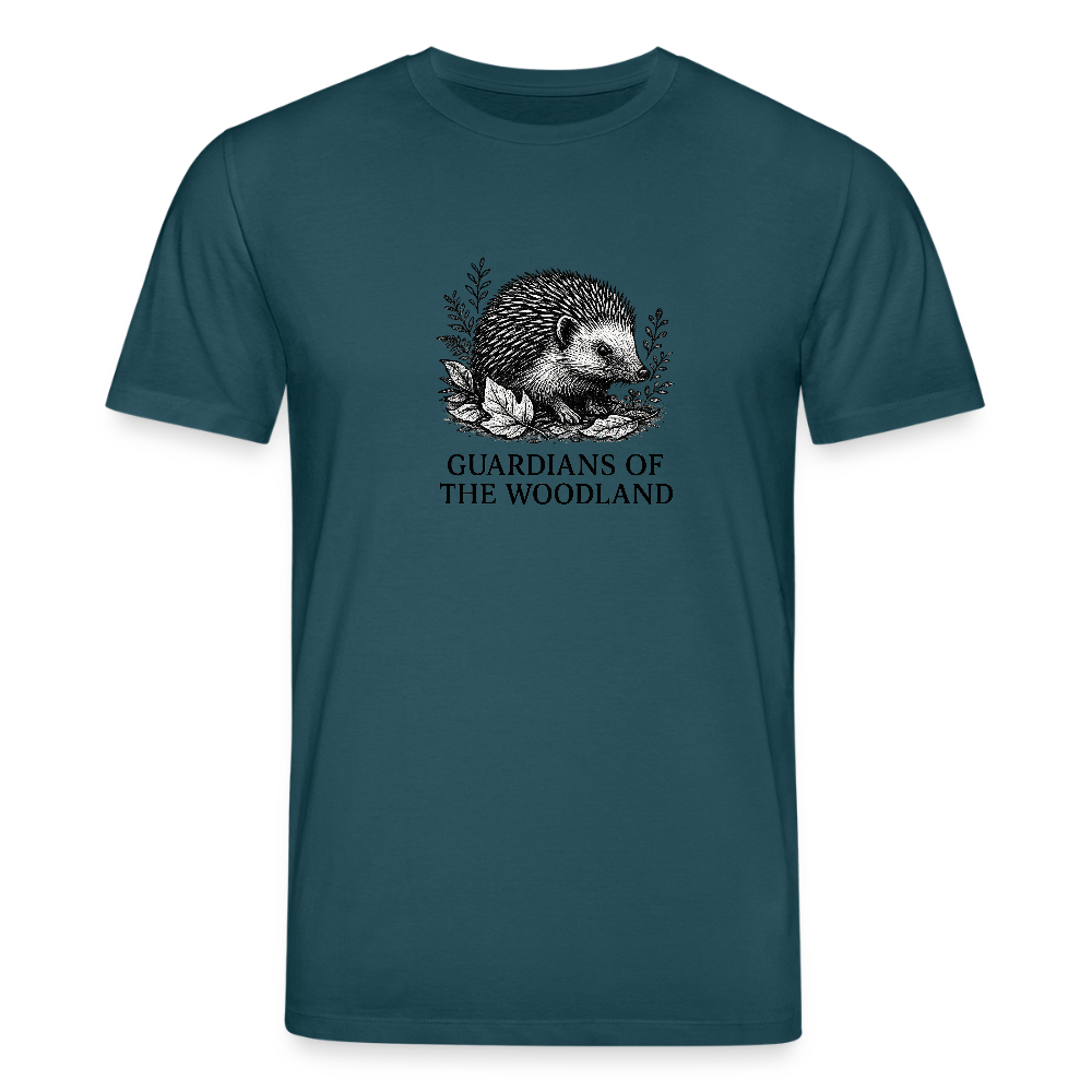 Unisex Bio-T-Shirt „Hedgehog“ - Dunkles Petrol