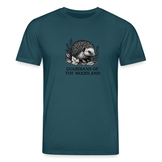 Unisex Bio-T-Shirt „Hedgehog“ - Dunkles Petrol