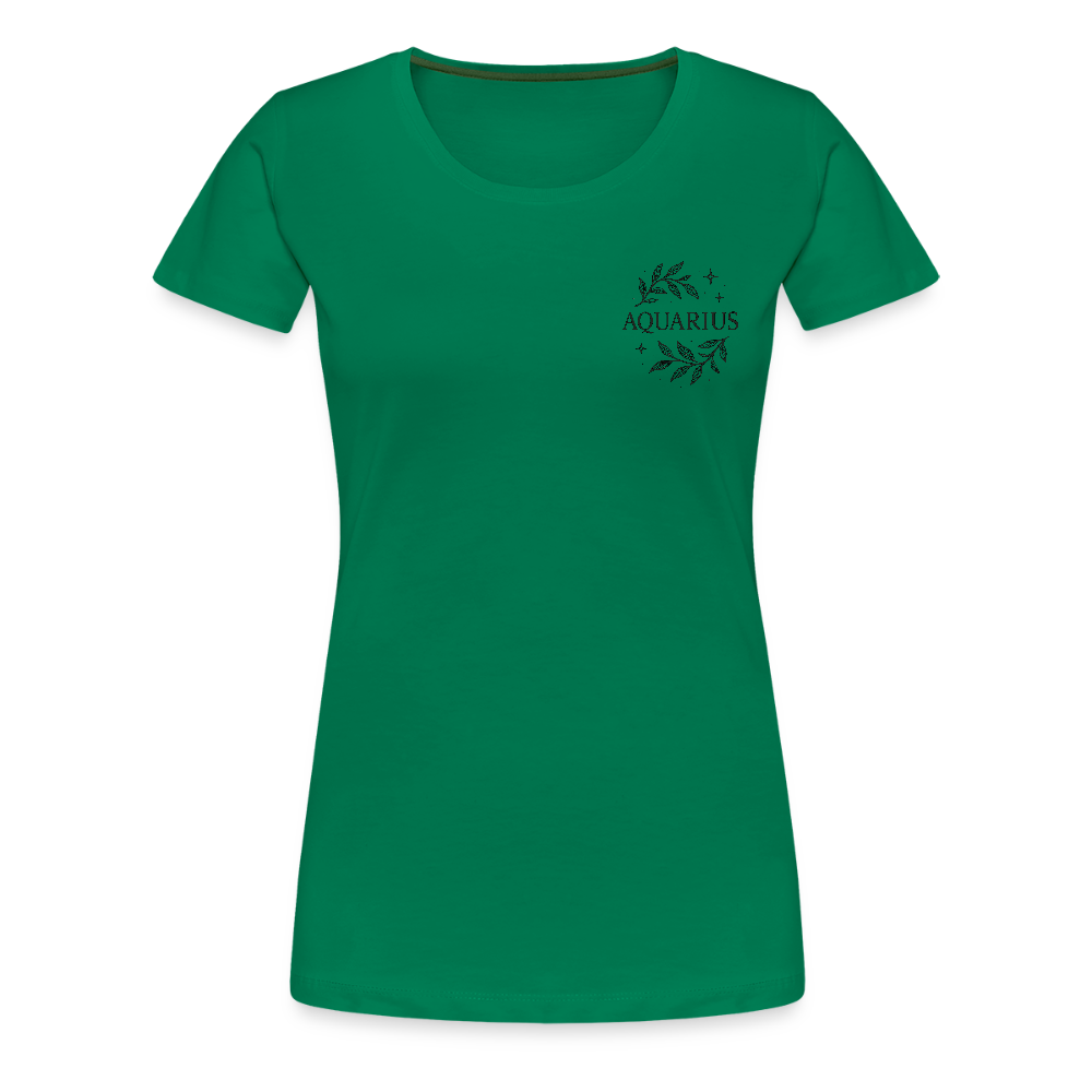 Damen T-Shirt Slim Fit "Aquarius" - Kelly Green