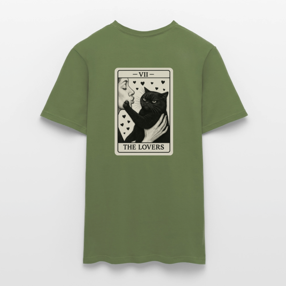 Unisex T-Shirt "Cattitude" - Militärgrün
