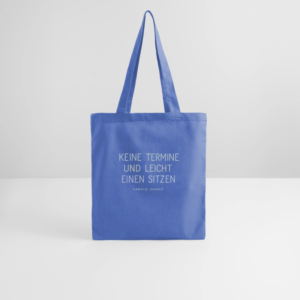 Stoffbeutel „Keine Termine“ - Hellblau