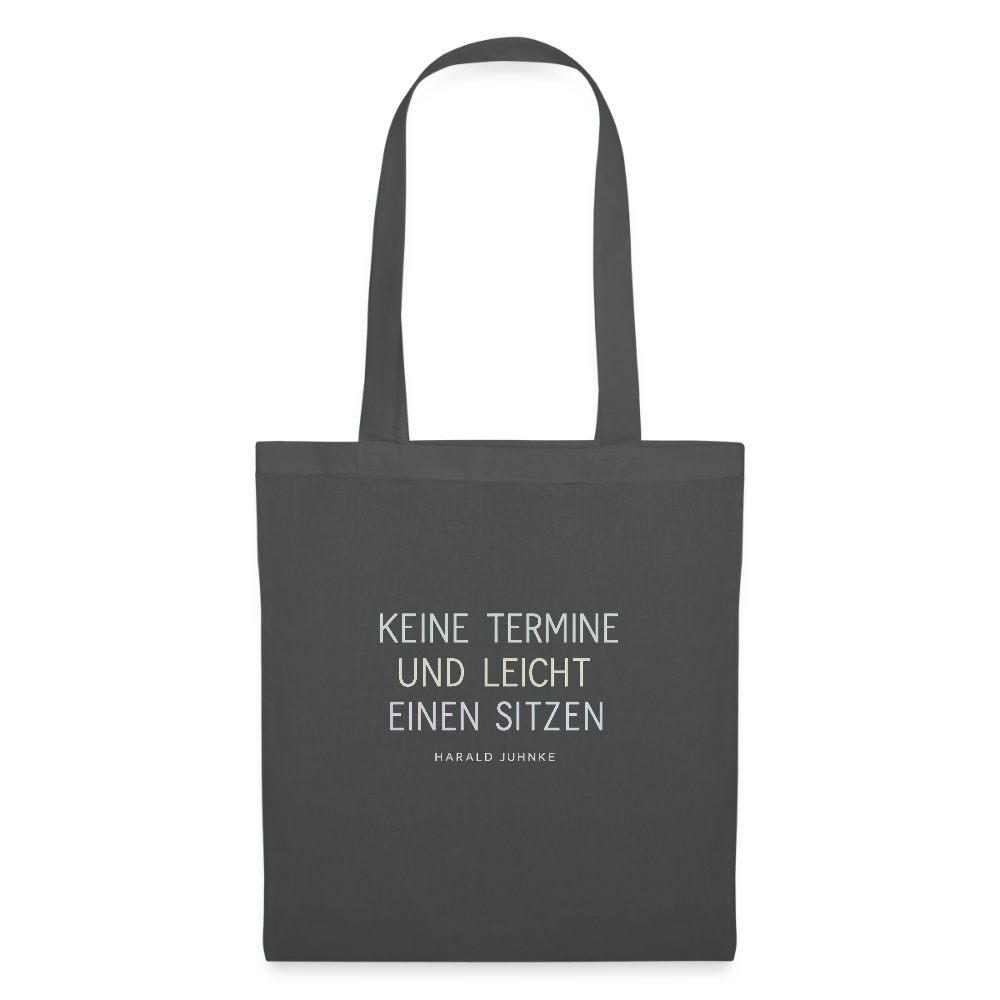 Stoffbeutel „Keine Termine“ - Graphite