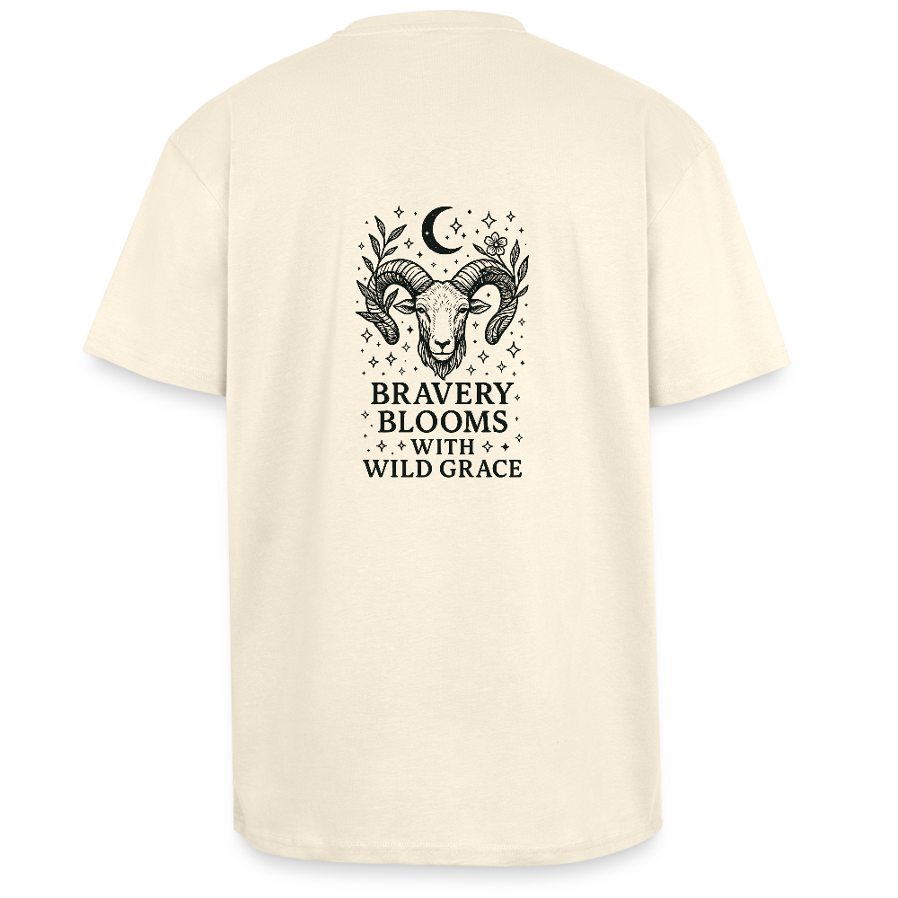 Unisex Oversize T-Shirt "Aries" - Creme
