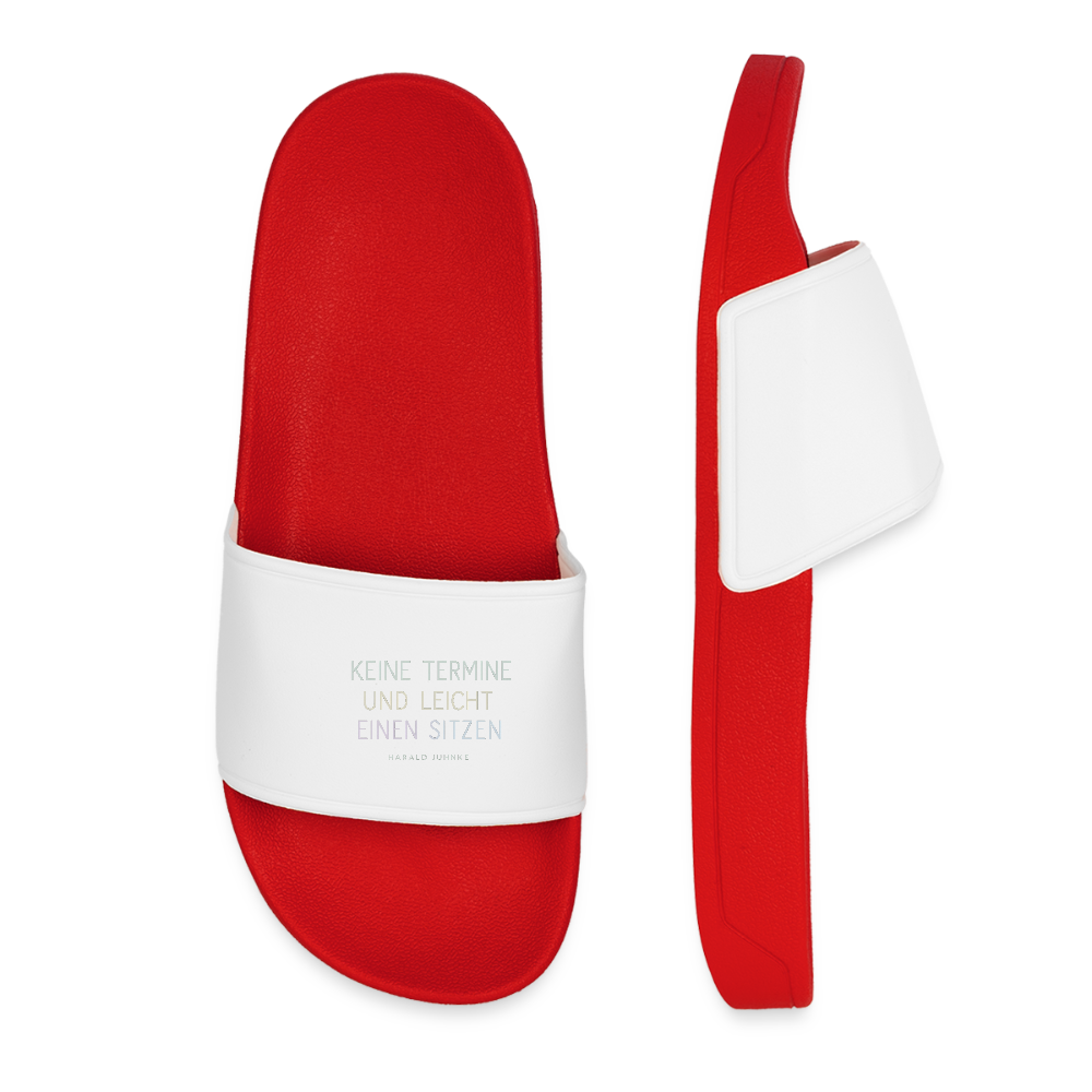 Frauen Badelatschen „Keine Termine“ - Rot