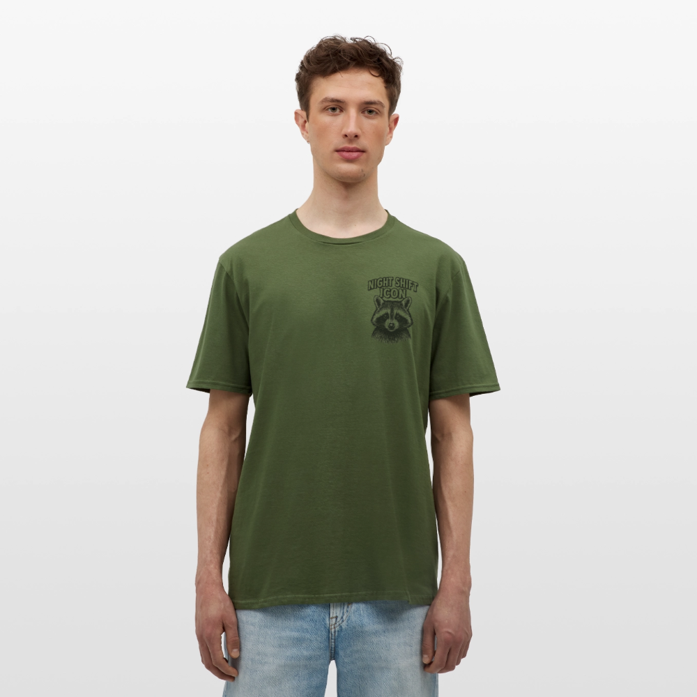 Herren T-Shirt "Night Shift Icon" - Militärgrün