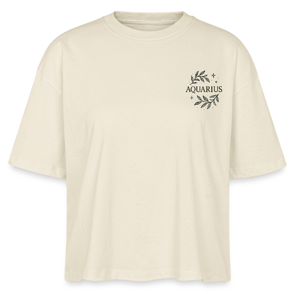 Damen Bio-T-Shirt Nova "Aquarius" - Weißgrau