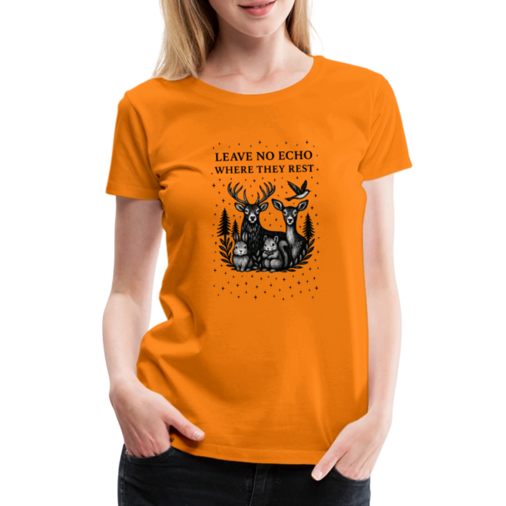 Damen Slim Fit T-Shirt "Echo" - Orange