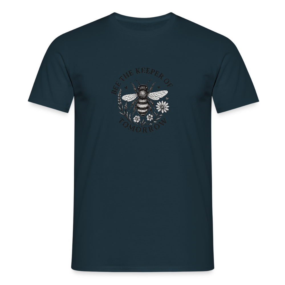 Unisex  T-Shirt "Bee the Keeper of Tomorrow" - Navy