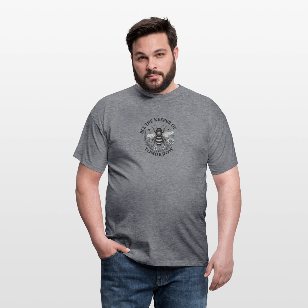 Unisex  T-Shirt "Bee the Keeper of Tomorrow" - Graphit meliert
