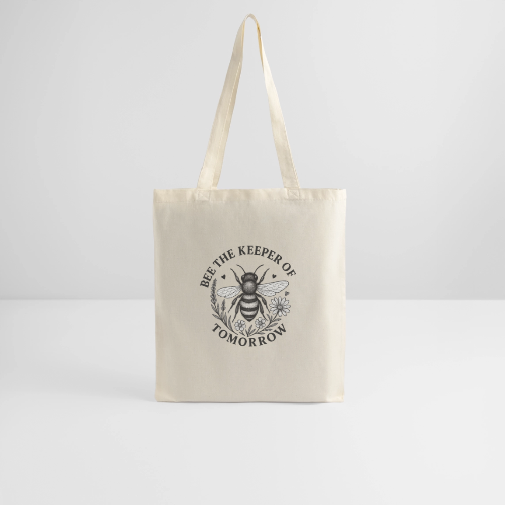 Stoffbeutel "Bee the Keeper of Tomorrow" - Natur